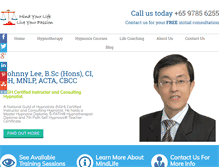 Tablet Screenshot of mindlifehypnotherapy.com